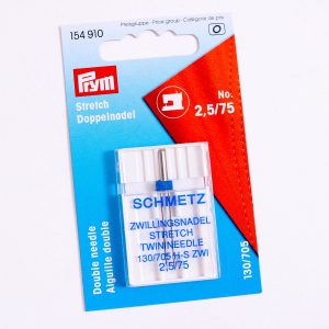 Zwillingsnadel Stretch Schmetz von Prym No.2,5/75