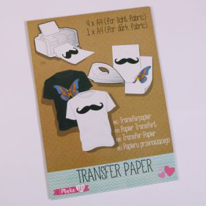 Set Transferpapier für Textildruck (5 Blätter A4)