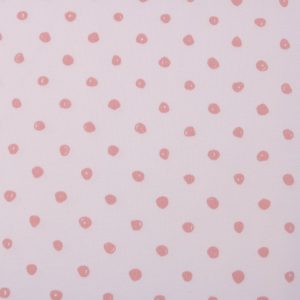 Angebot! Jersey “Little Loops” in weiß/rose