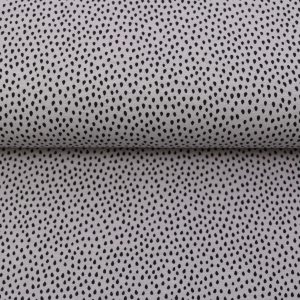Jersey “little Drops” grau/ schwarz