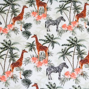 Jersey “Safari Dream” in ecru/bunt