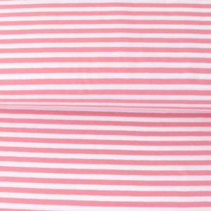 Jersey “midi Solid-Stripes” rose/weiß
