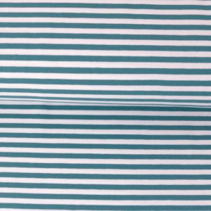 Jersey “midi Solid-Stripes” soft-blue/weiß