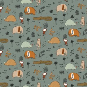 Jersey “Safari” in salbei