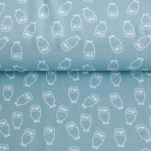 Jersey “mini Milch-Fläschchen” in soft-blue