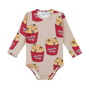 Langarm Body “FRENCH-FRIES” von Dear Sophie (Größe wählen)