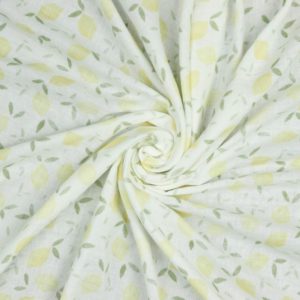 Musselin / Double Gauze “Lemons” off-white